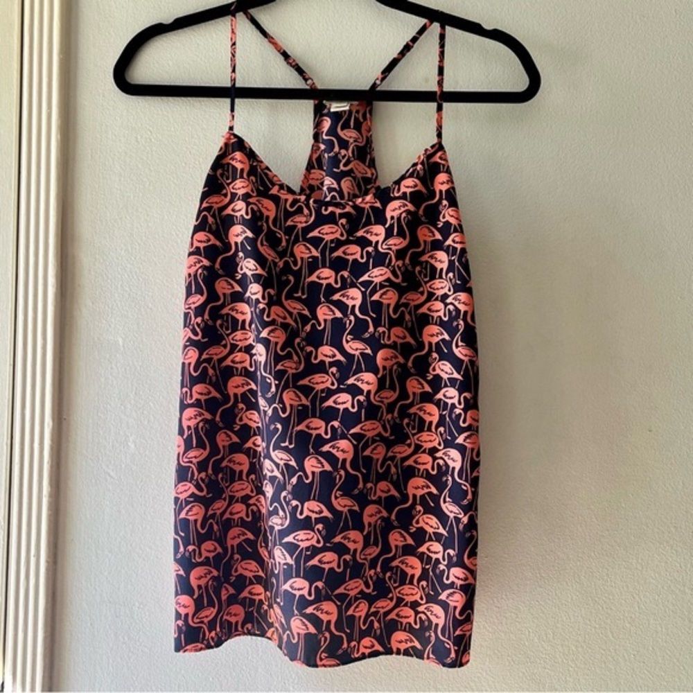 J.Crew•Flamingo Racerback•Sz 0